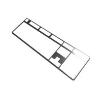 0.8铝合金拉伸键盘金属冲压件加工定做 五金边框模具成型切割定制