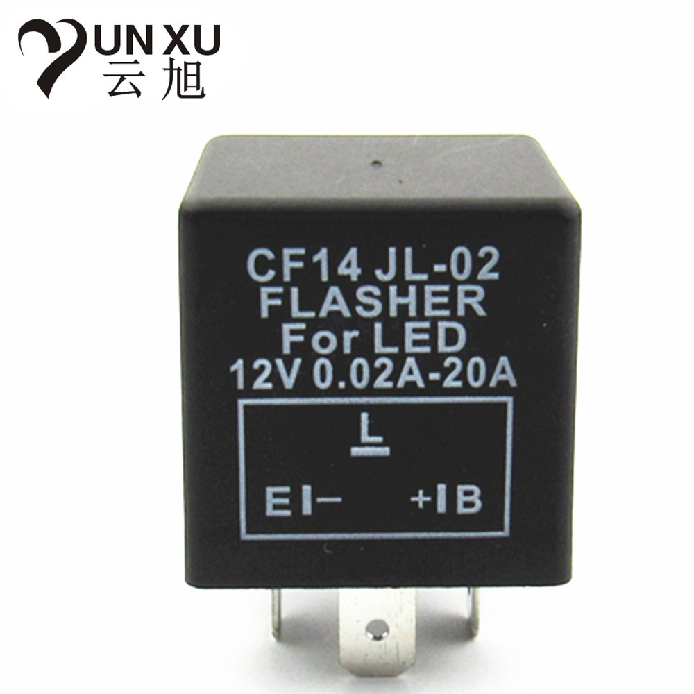 yunxu云旭正品智能电子闪光器CF14 JL-02DC12V0.02A-20A180W