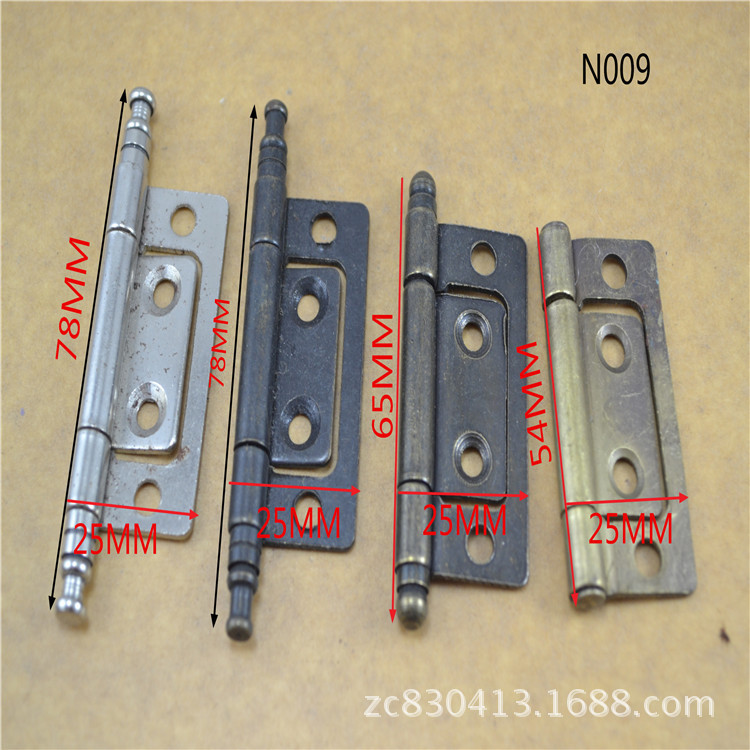 现货供应 特价实惠 低价来袭 家具五金配件 铁质仿古平面子母合页