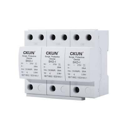 防雷一级浪涌保护器SPD避雷器25ka电涌保护器T1试验型防雷器