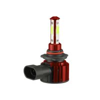 晶汽厂家直销红色f8组合套装8000K远光近光雾灯三合一汽车led大灯