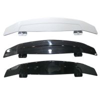 三厢轿车汽车通用尾翼改装运动免打孔大定风翼带灯碳纤纹gt飞机翼