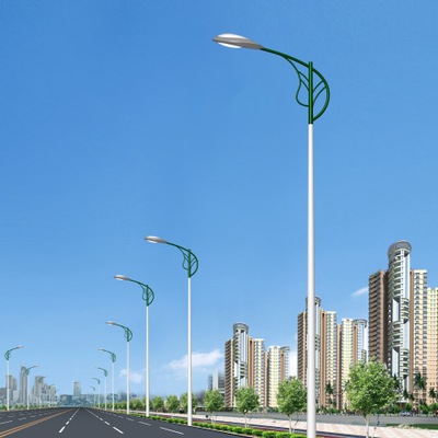 6米一次成型热镀锌圆锥形灯杆30W LED路灯 全套路灯价格800元