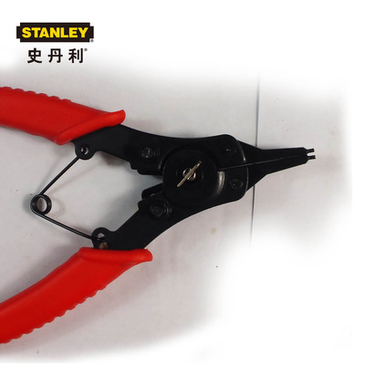 史丹利工具四用卡簧钳可换头卡簧钳弹簧钳档圈钳84-168-22