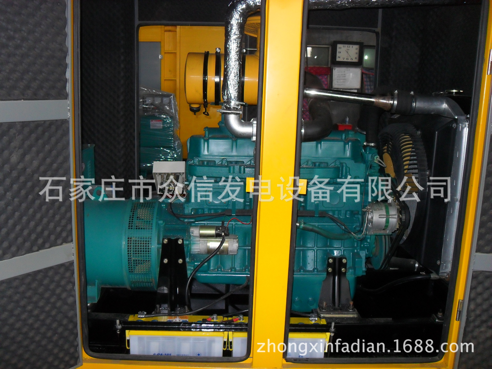 裕兴100kw静音发电机组 (1)