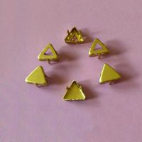 三角形爪托 空爪杯 铜爪 爪钉 各规格材质五金饰品加工定制