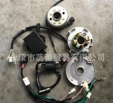 越野摩托车力帆银翔磁电机LF140/150发动机线圈CDI总线定子转子