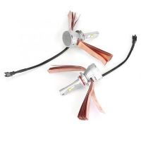 工厂批发汽车LED大灯改装配件通用前大灯摩托车灯汽车灯跨境专供