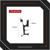 适用福特野马碳纤维控制换档位面板装饰罩汽车内饰改装配件造型贴