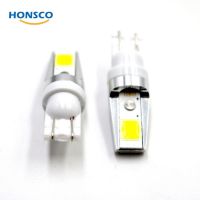 T10解码示宽灯 COB LED汽车12V小灯 内置白光牌照灯 正白