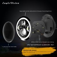 7寸牧马人大灯 高亮汽车哈雷摩托车前大灯越野车LED车灯改装 批发