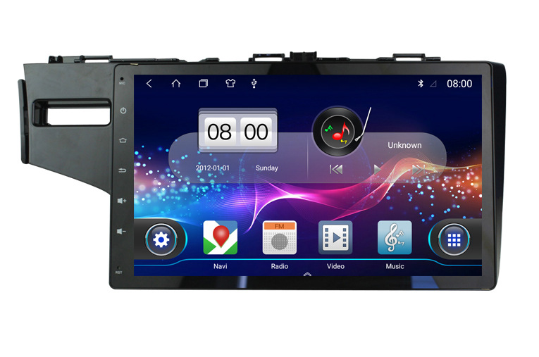 2016飞度 车载导航百变大屏套框安卓DVD倒车影像一体机