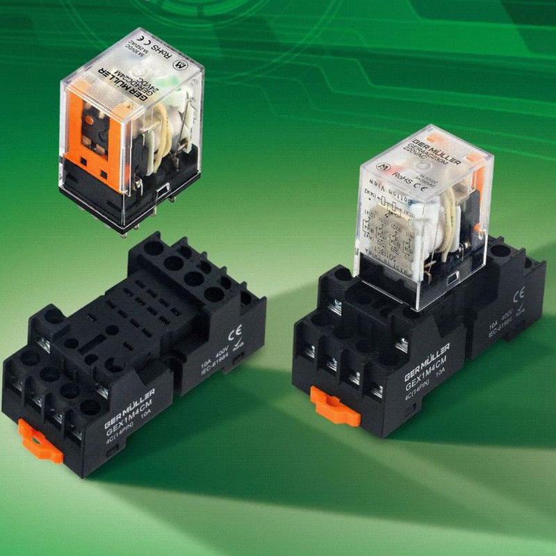 5年质保 | 小型继电器底座GEX1M4CM(4极5A)工业品耐用高等质量