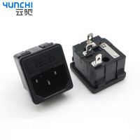 AC-02品字二合一插座 卡式公座 插座二合一带保险丝AC02电源插座