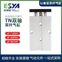 以赛亚TN25双轴双杆气缸 硬质氧化缸体耐压