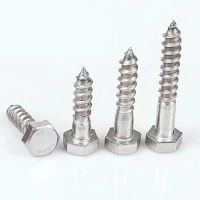 din571木牙螺丝工厂现货304不锈钢外六角木螺丝M8自攻六角木螺钉