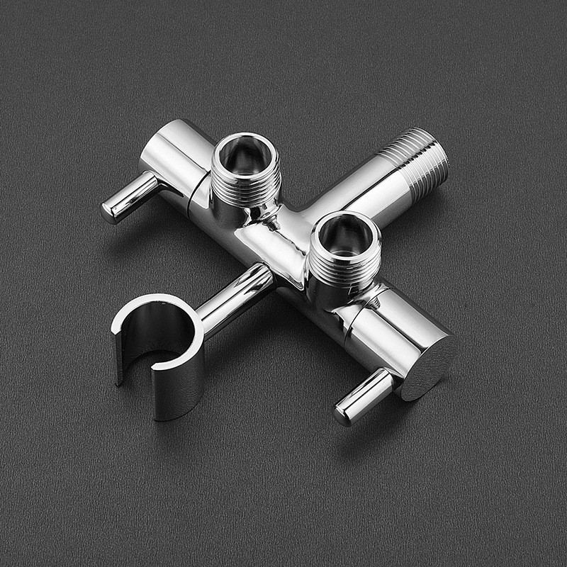 慕漫全铜一进二出三通多用三角阀 喷枪妇洗器洗衣机拖把池水龙头