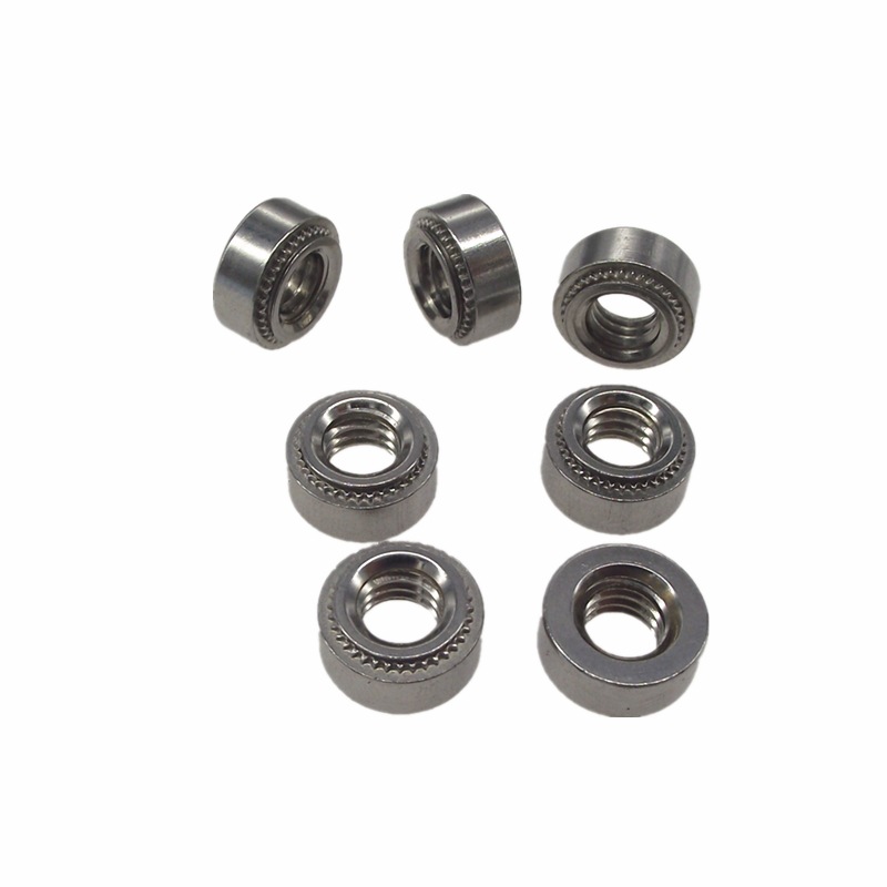 304不锈钢花齿螺母CLS压铆螺母压紧螺母压板螺帽批发