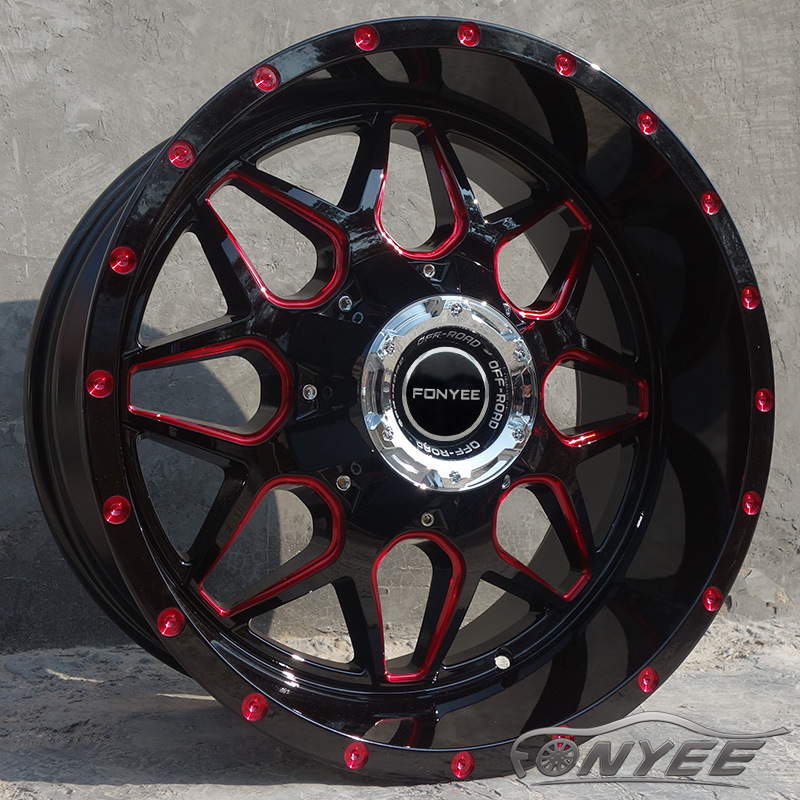 20寸汽车轮毂越野改装铝合金轮辋适用吉普大切诺基JEEP牧马人风翼