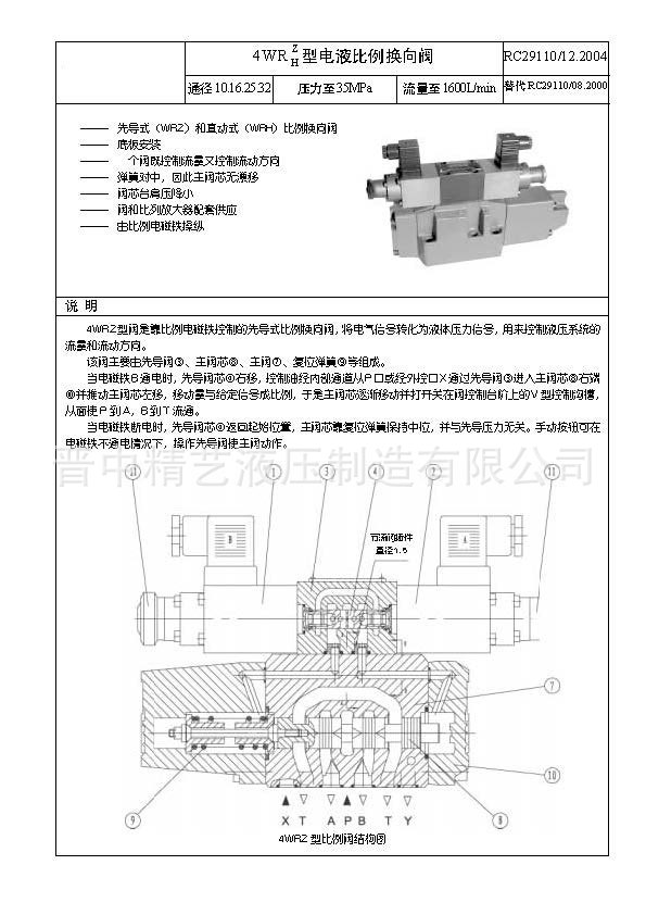 电磁比例换向阀（4WRZ、H）_1