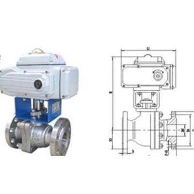 不锈钢电动切断球阀 ZDRR系列电动球阀