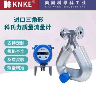 进口三角形科氏力质量流量计 防爆耐高温测量 美国KNKE科恩科品牌