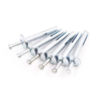 美式击芯膨胀螺丝美式机芯膨胀敲击型壁虎钉打入式内膨胀M 6M8镀锌