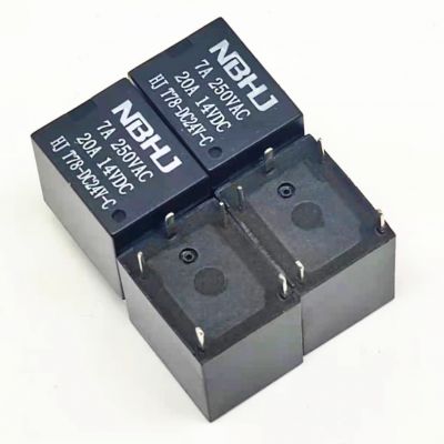 批发HJT78 5V_12V_24V继电器 转换型5脚14V-20A 线圈功率0.36W