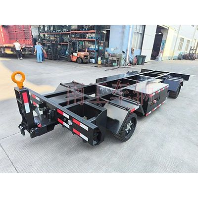 10吨电动平板拖车 自走式工具拖车