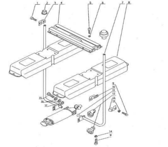 推流曝气机参数.安装示意图001