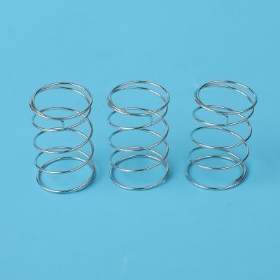 强力弹簧钢不锈钢 压缩减震弹黄大小钢丝回位力压簧线径304订定制