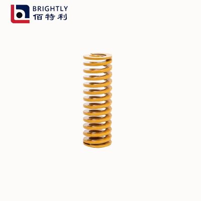 模具弹簧TF黄色国产压簧65Mn扁线压缩矩形弹簧SWF螺旋 8 10 12-60